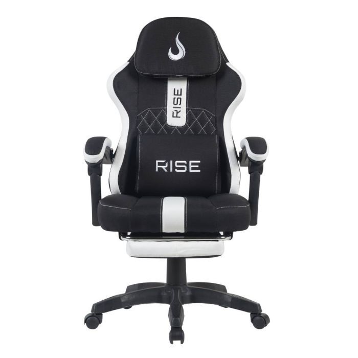 Cadeira Gamer Rise Mode Z11 Até 100Kg Preto e Branco - RM-CG-Z11-BW