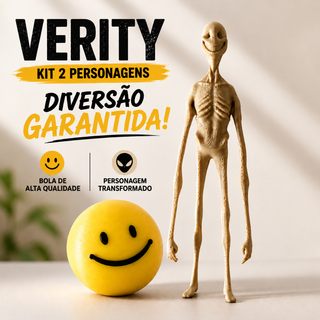 Verity Ball + Criatura | Kit 2 Personagens 3D