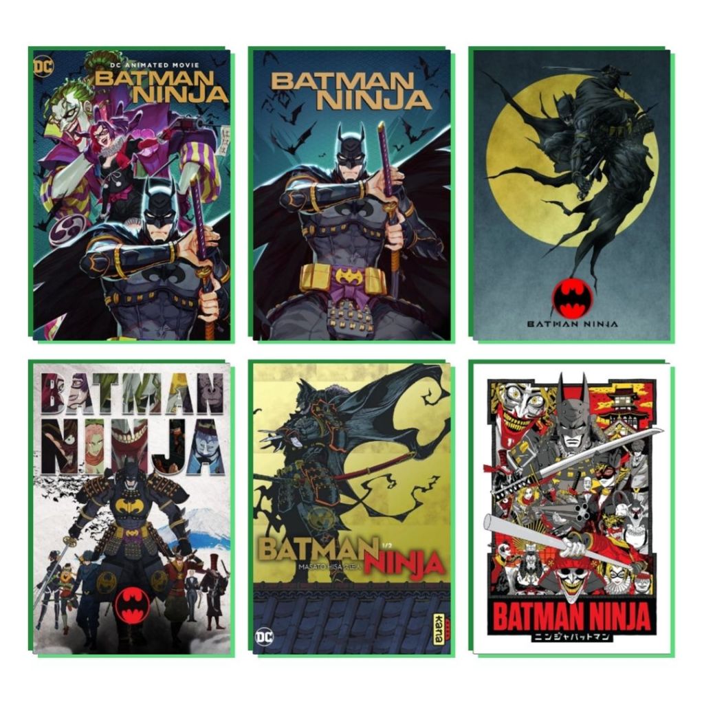 Placa Decorativa MDF Batman Ninja (2018) - Quadro Parede & Decoração (14x20 ou 20x28)