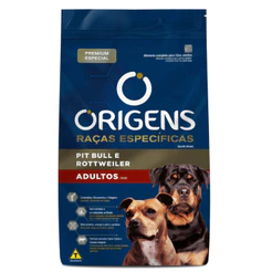 Ração Origens Cães Adultos Pit Bull/Rottweiler - 15Kg