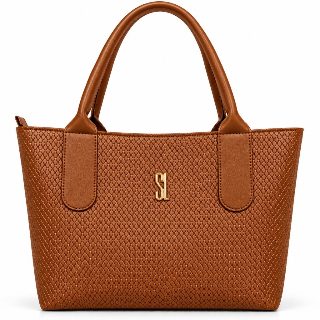 Bolsa Feminina Tote Grande Couro Ecológico Caninana SL
