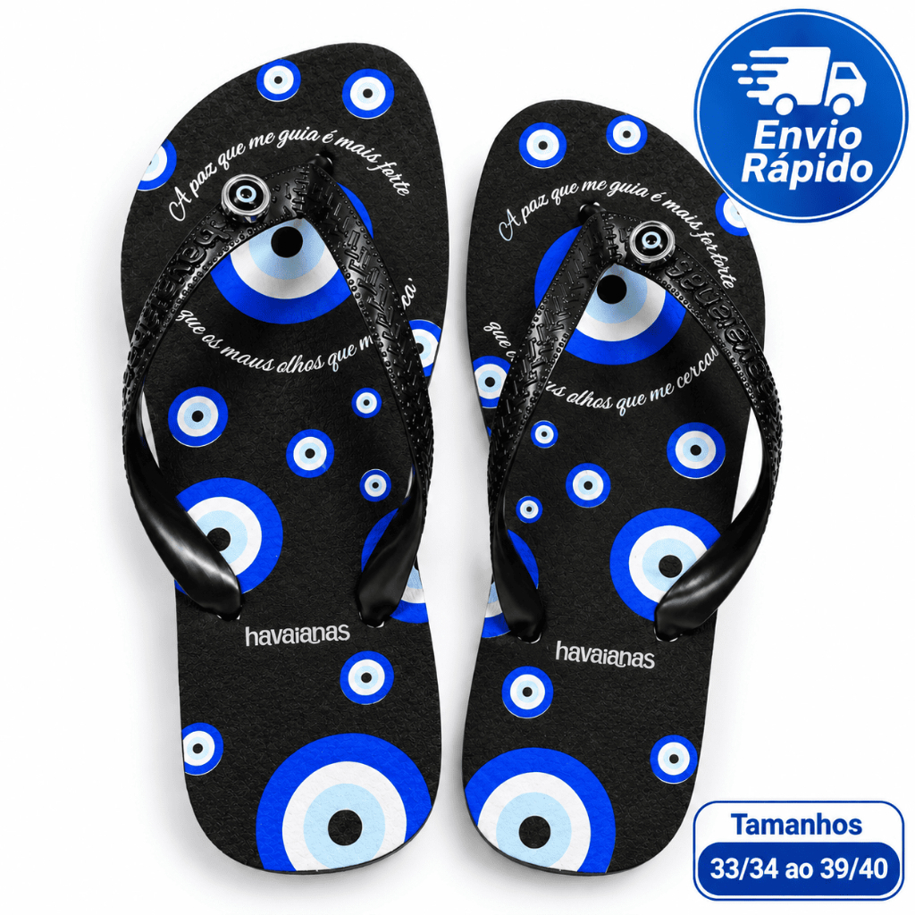 Chinelo Feminino Macio Confortável de Borracha Antiderrapante Resistente Leve Estampado 33/34 a 39/40
