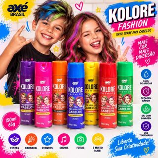 Tinta Temporária 150ML Colorida Spray Para Cabelo Tinta Da Alegria Tinta Carnaval Cabelo Maluco