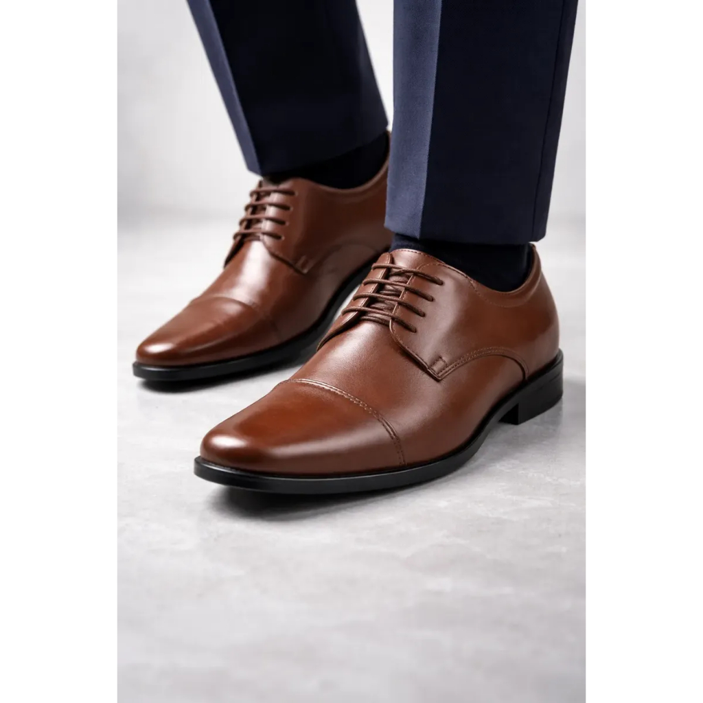 Sapato Masculino Social Premium Classic Design Elegante e Durável Ideal para Executivos