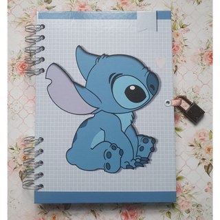 Diário com cadeado fofo ideal para presentear. Caderno Diário (Capa Flexível ou Capa Dura) Pronta-Entrega