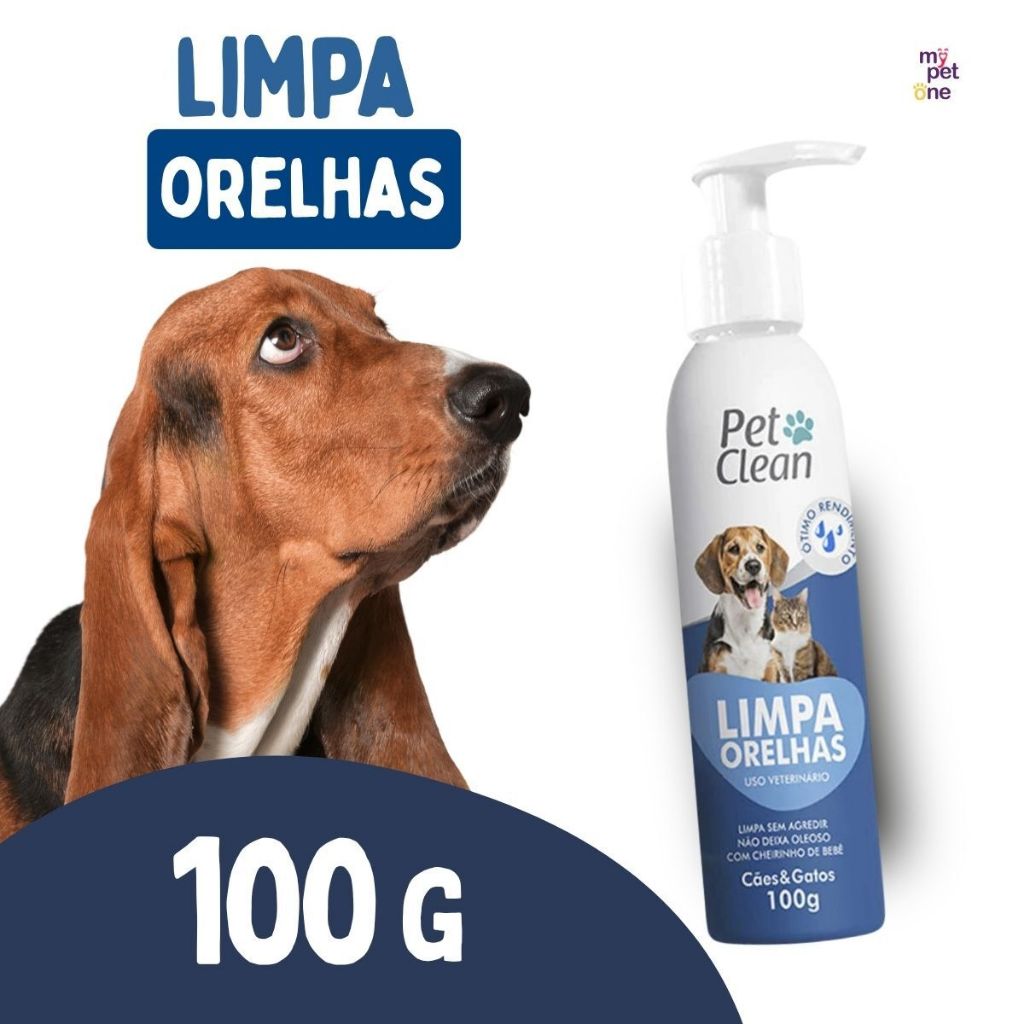 Limpa Orelha Bactericida Para Cães Pet Clean - 100g