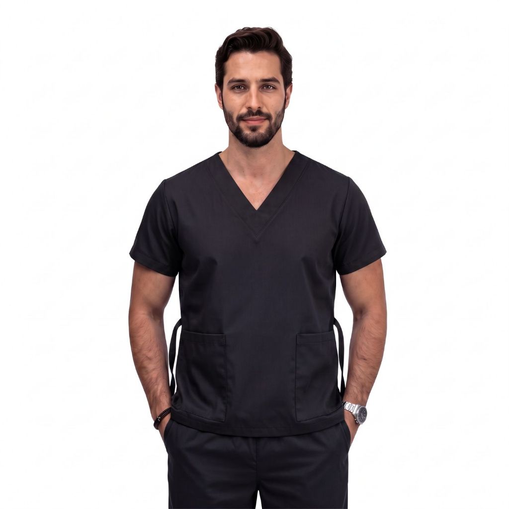 Pijama Cirúrgico Masculino Scrub Oxford Jogger Hospitalar Confortável Privativo Médico Ph