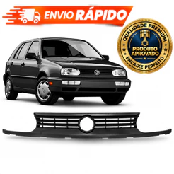 Grade Radiador Golf Alemao Mexicano 1995 1996 1997 1998 Preto Todo Liso
