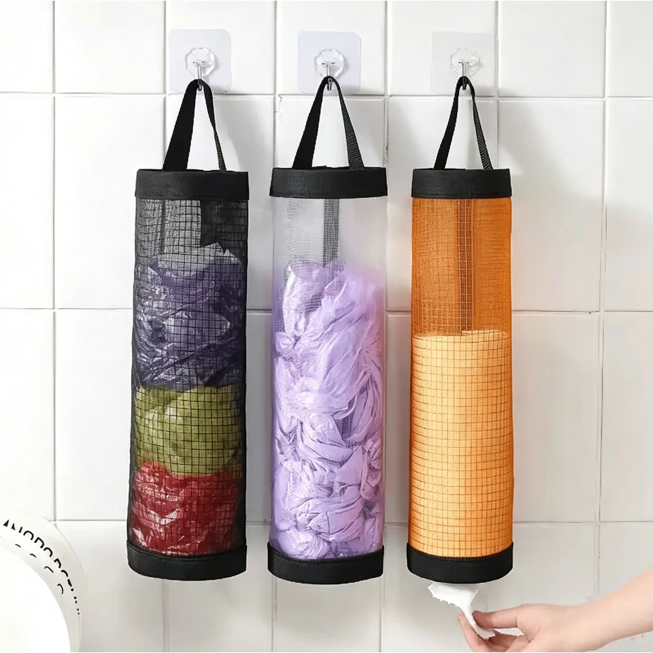 Organizador de sacolas de compras Bolsa Organizadora De Plástico Para Armazenamento De Sacolas De Cozinha