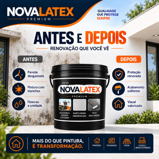 Tinta borracha Líquida 18Kg / 5Kg emborrachada Impermeabilizante Hidro-Repelente Lavável Antimofo