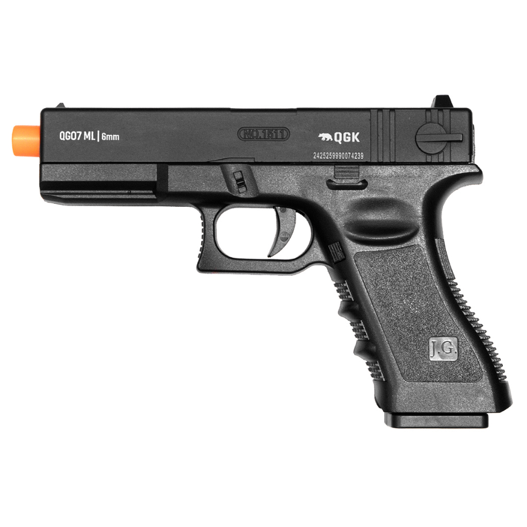 PISTOLA AIRSOFT SPRING QG07 SLIDE METAL 6MM QGK