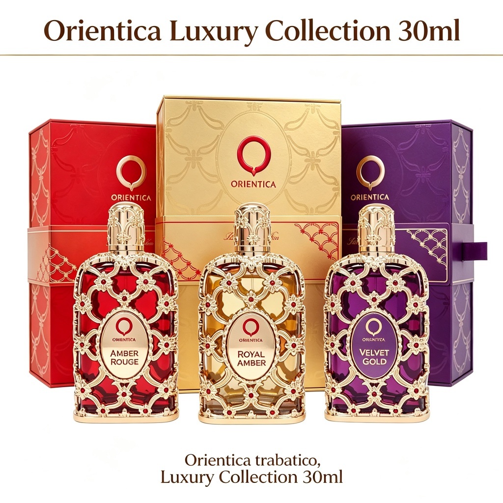 Perfume Orientica Royal Amber 30ml Eau de Parfum Unissex Fragrância Âmbar Luxuoso Importado