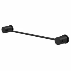 Porta Toalha para Banheiro Luxo Preto Fosco