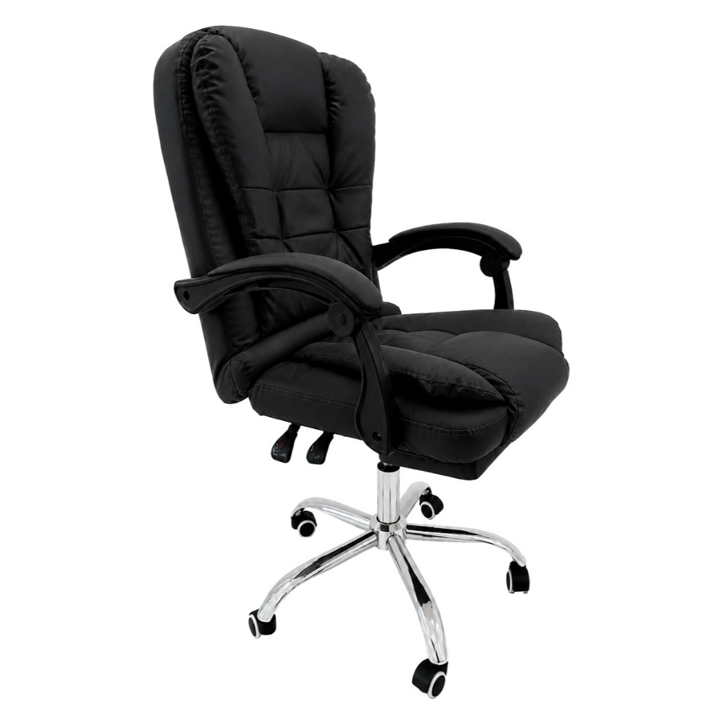 Cadeira De Escritorio Presidente Oficial Ergonomica Apoio Para Pés
