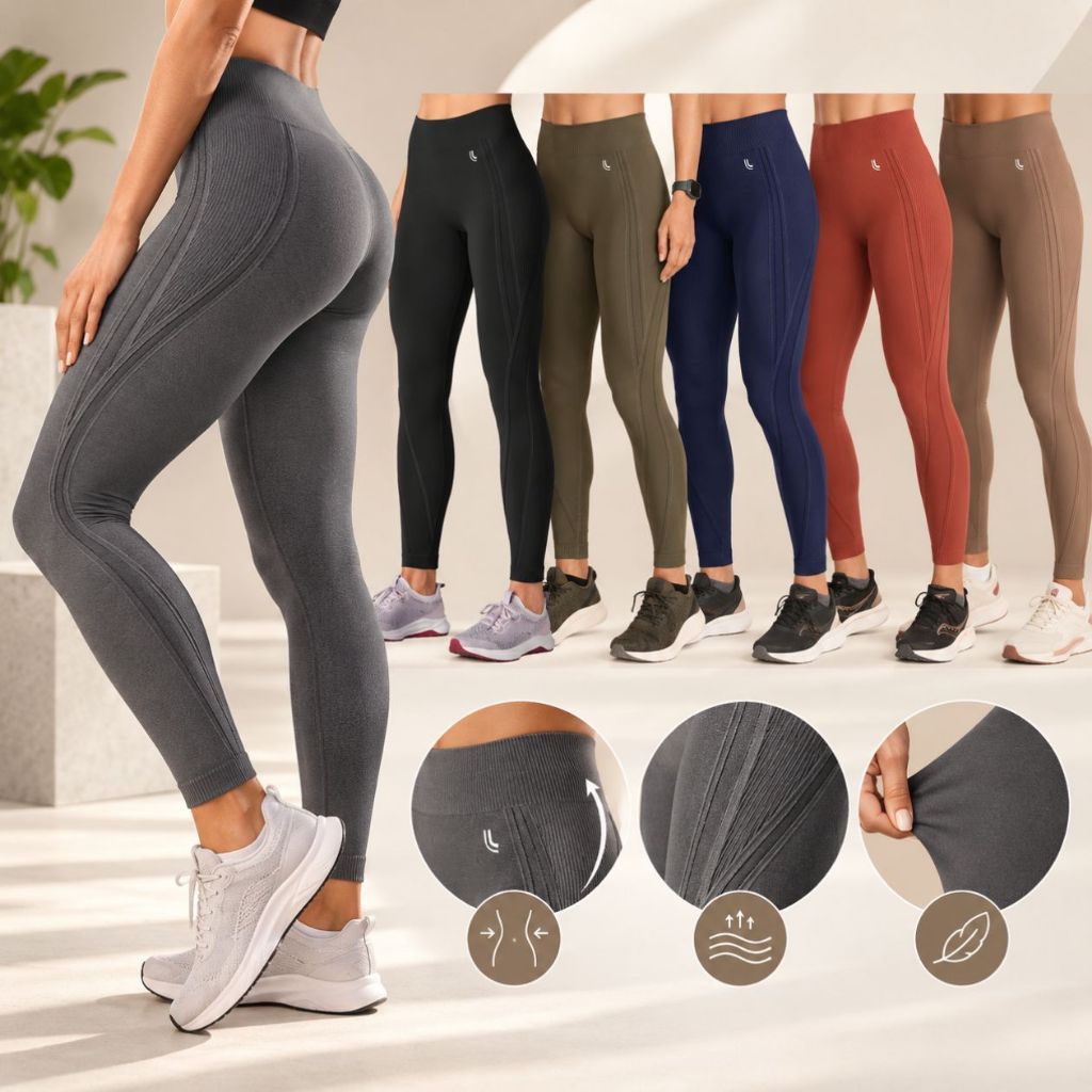 Legging Lupo Feminina Max Sport ConfortFit 71053 Calça Fitness Borda Interna Silicone S/ Costura