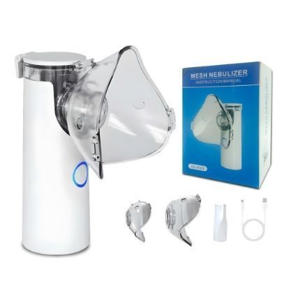 Nebulizador Portátil Mesh Silencioso USB-C Adulto Infantil Inalador Ultrassônico