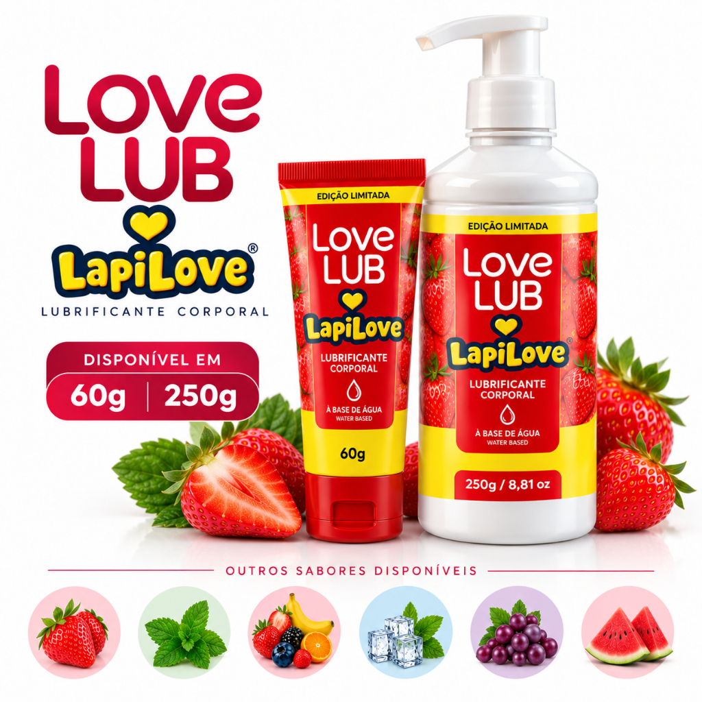 Gel Lubrificante Íntimo Beijável Bubbalove Delícia Casal Excita Estimula Desliza Conforto Sex Shop