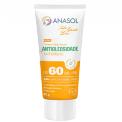 Protetor Solar Facial Anasol Todo Santo Dia Antioleosidade + Antibrilho FPS 60 - 40g