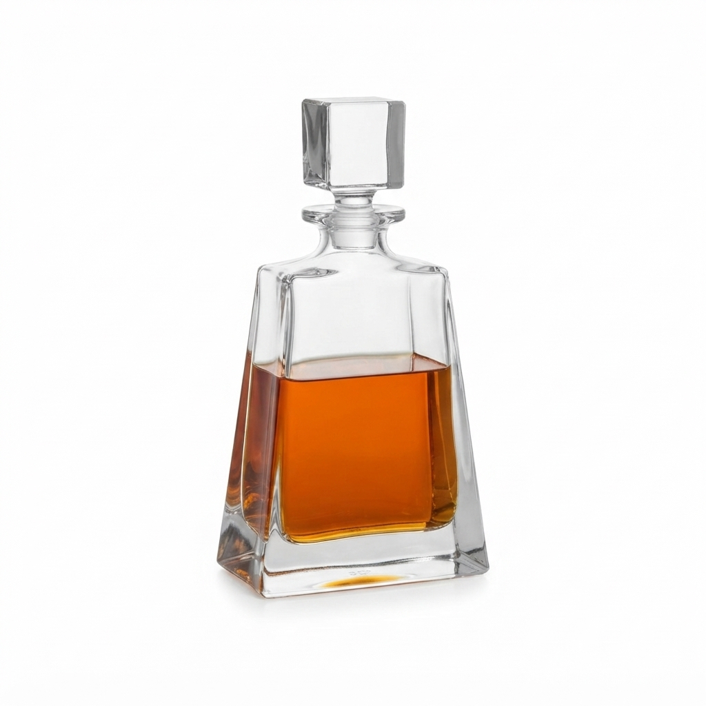 Garrafa para Whisky Las Vegas Wolff 700ml Cristal Ecológico