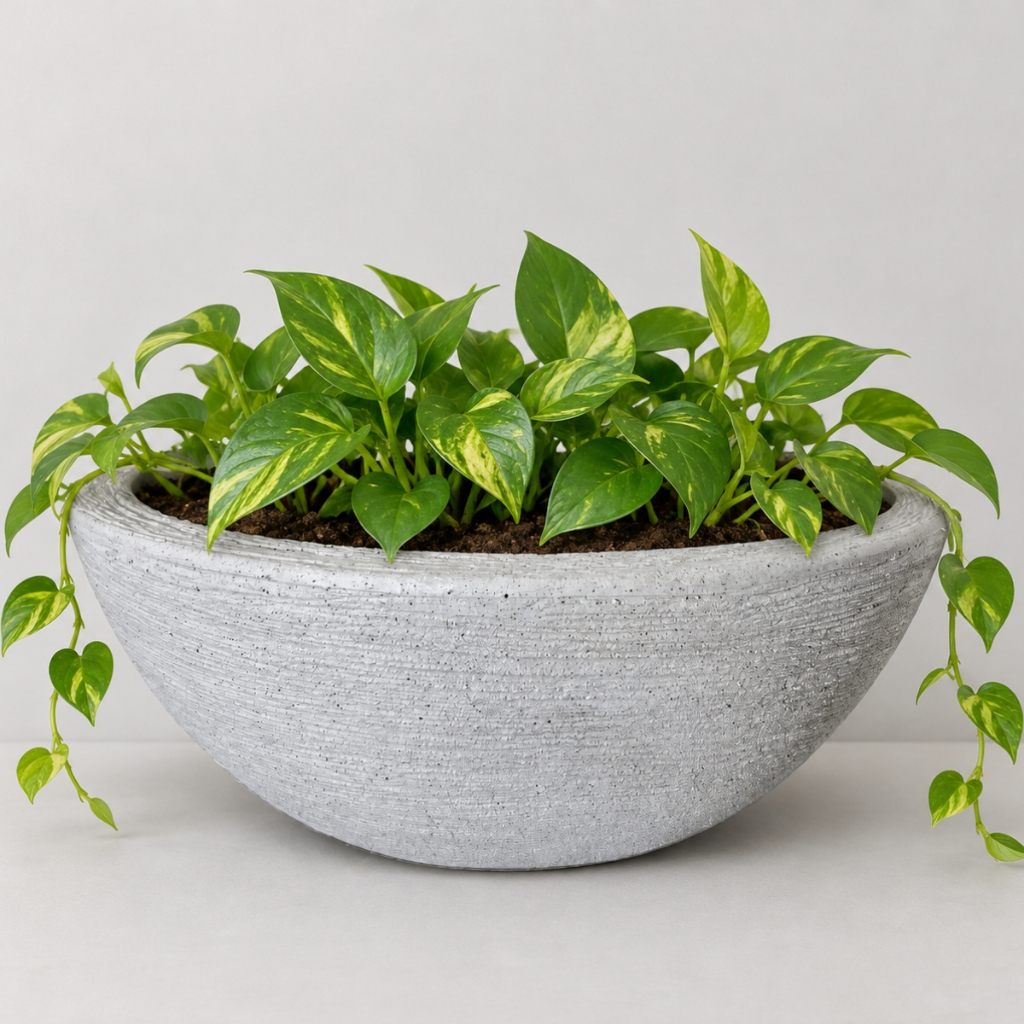 Vaso Decorativo Parede Polietileno Tamanho M Medidas 17cm X 34cm X 16cm