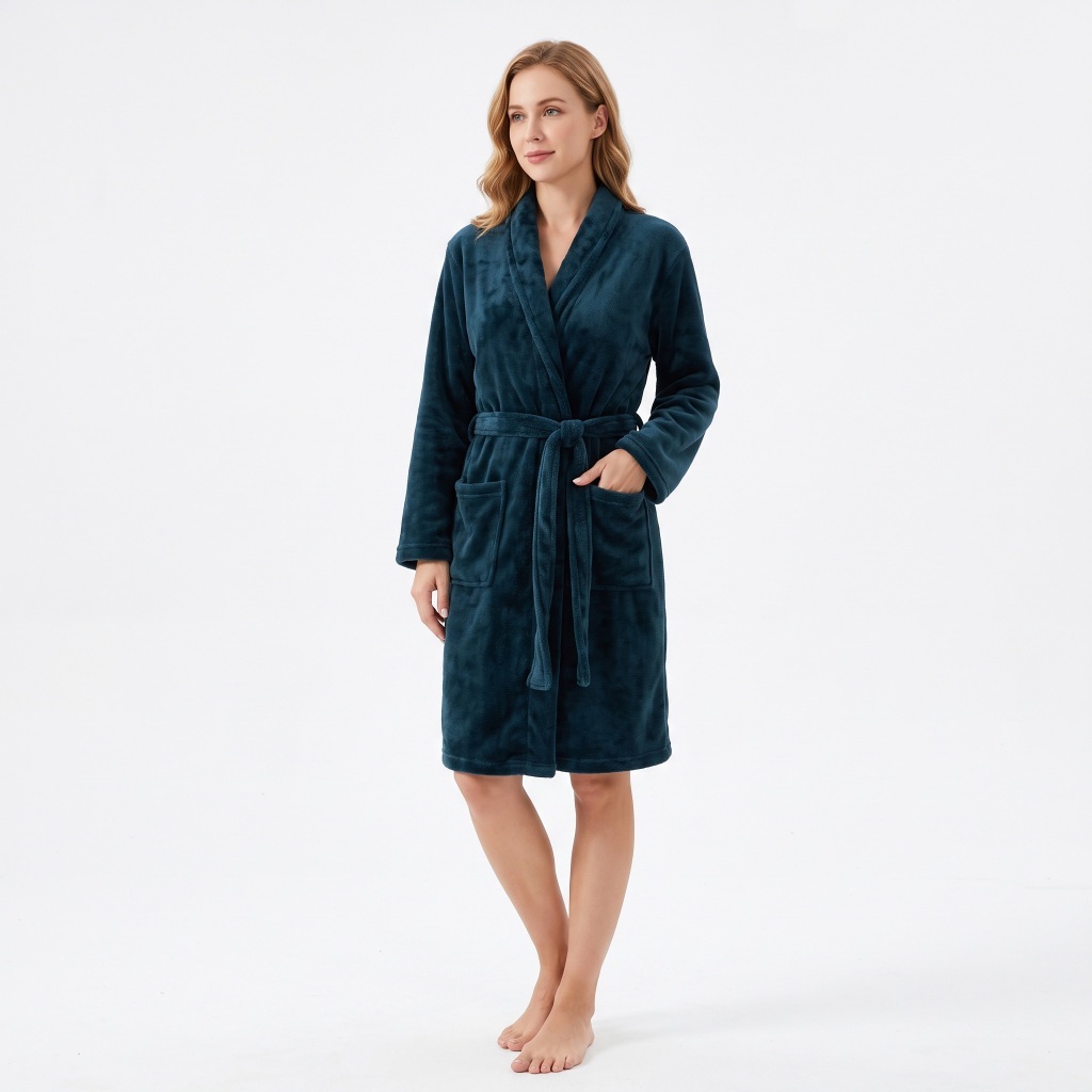 Roupão Frio Macio Microfibra Adulto Unisex Adulto