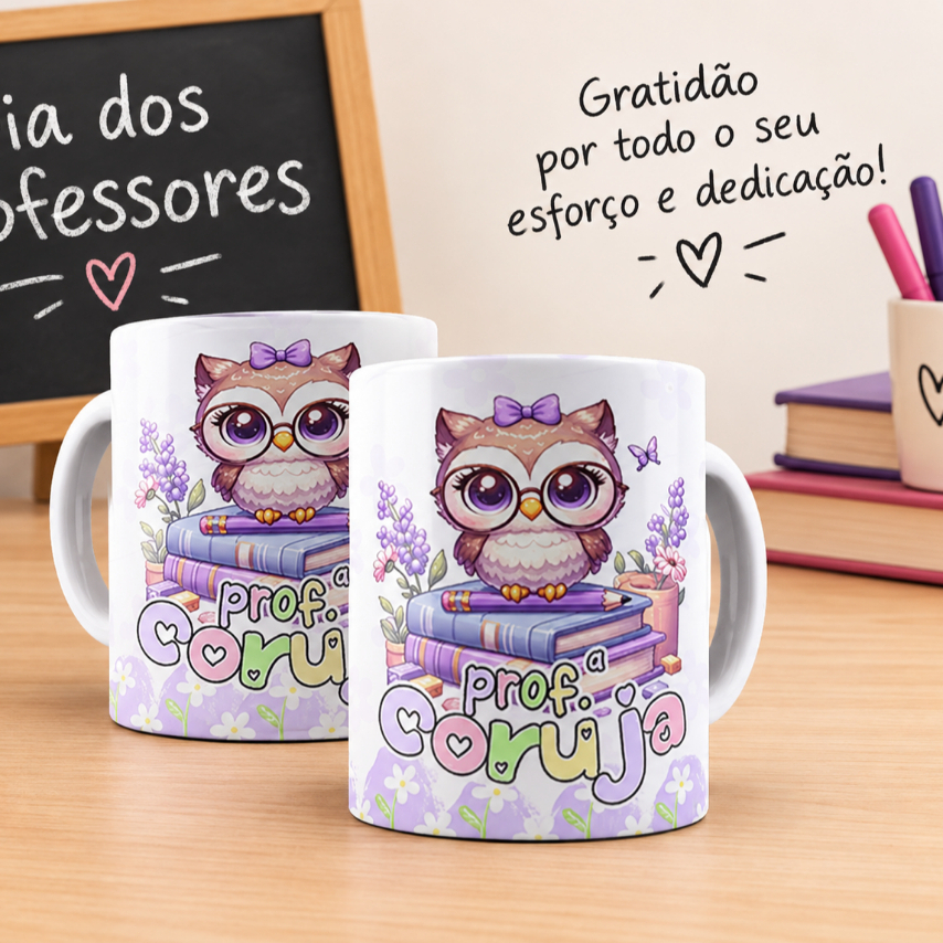 Caneca personalizada Dia Dos Professores Volta às aulas lembrancinhas com Nome