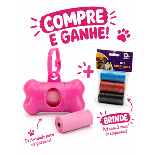 Saco de Lixo Saquinho Plástico Cata Caca Cata Coco para Fezes de Cachorro Pet Refil Saquinho Higiênico