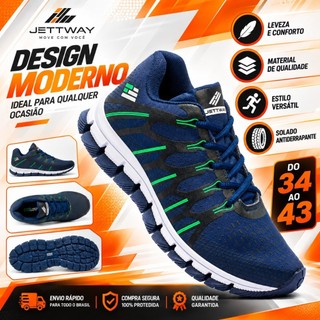 Tênis Masculino esportivo academia caminhada treino leve sapato masculino tenis de homem 34 ao 43 top lançamento