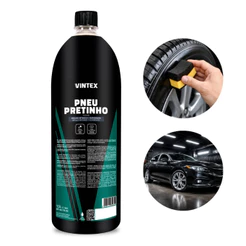 Pneu Pretinho 1,5l Vonixx Vintex Brilho Intenso Duradouro Molhado Abrilhantador Concentrado Carro