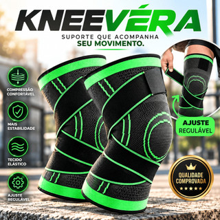 Joelheira De Compressão Ortopédica Knee Support Esportiva Ajustável