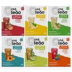Kit 6 Chás Preparo em Água Gelada - Escolha o sabor