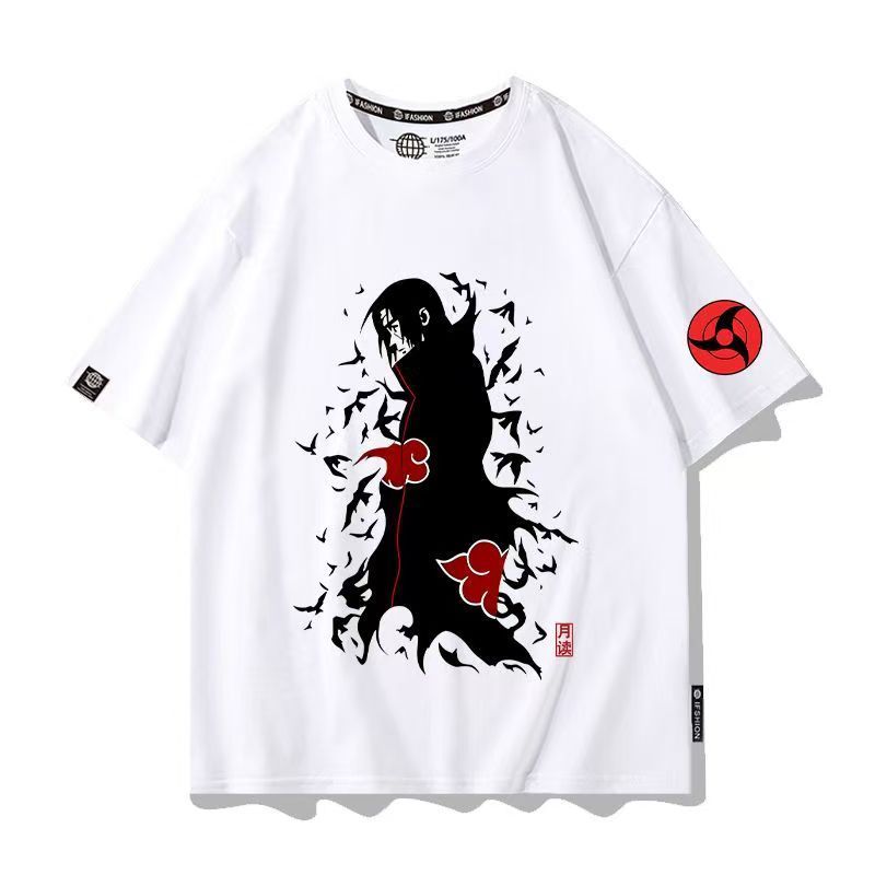Naruto Camiseta Unissex 100% Algodão Oversized Estilo Academia Streetwear Estampa Pronta Entrega Imediata