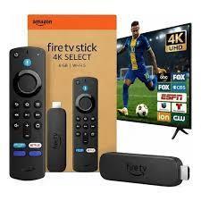 Amazon Fire Tv Stick 4k Select Controle 8gb Com Alexa Black Voice Preto De Voz Amazon Fire Tv Stick 4k Select Controle