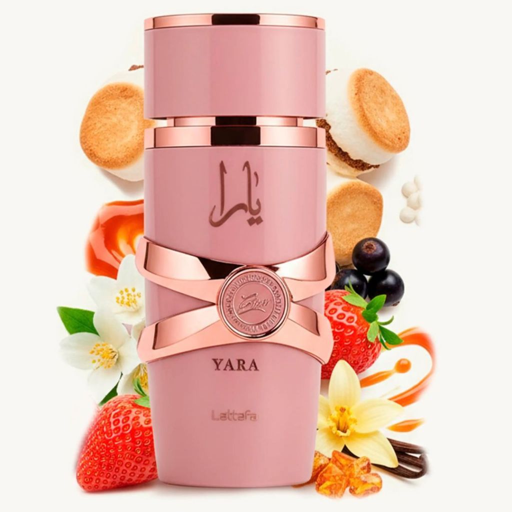 Perfume YARA Elixir Eau de Parfum 100ml Fragrância Feminina Fruta Rosa