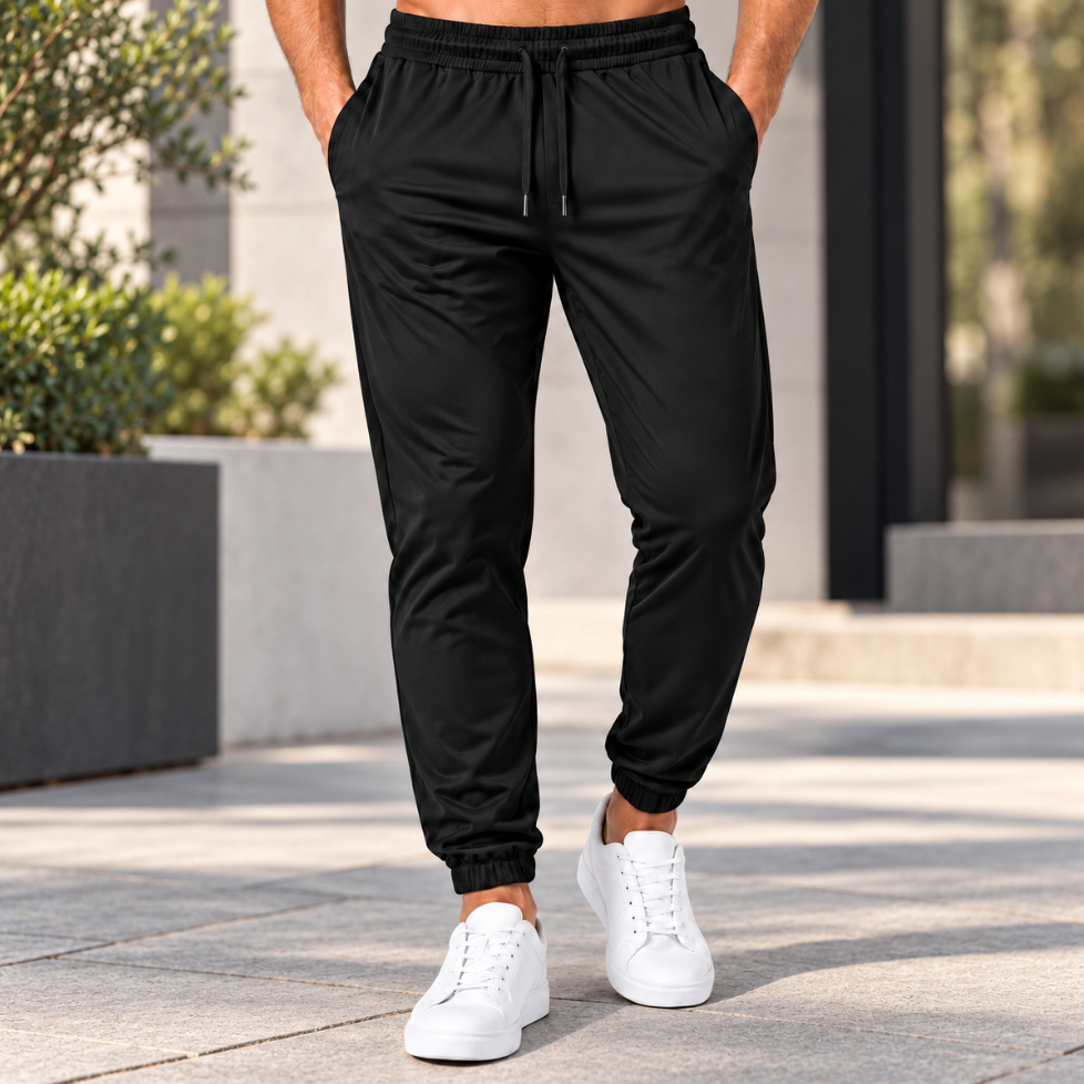 Calça Masculina Elástica Skinny Jogger Academia Treino Corrida Seca Rápido Não Amassa Elastano Casual