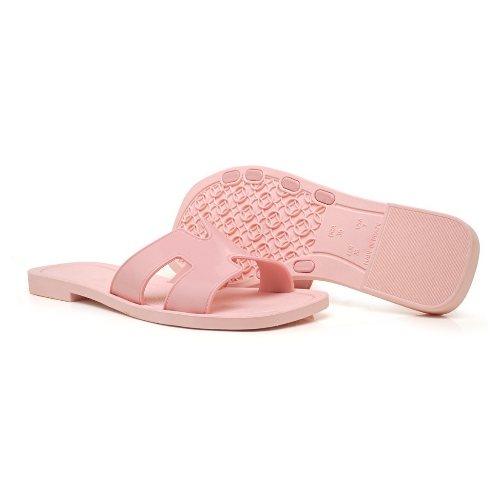 Sandália Feminina Rasteira Confortável Casual Elegante – Modelo Tiras