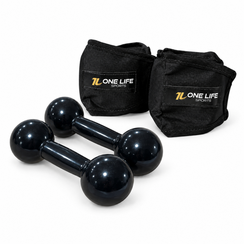 Kit Caneleira Profissional 3kg Par Halter Emborrachado 2kg Musculação Academia Equipamento Fitness