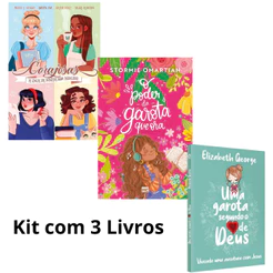 Kit com 3 Livros O Poder da Garota que Ora, Uma Garota Segundo o coração de Deus e Corajosas 1