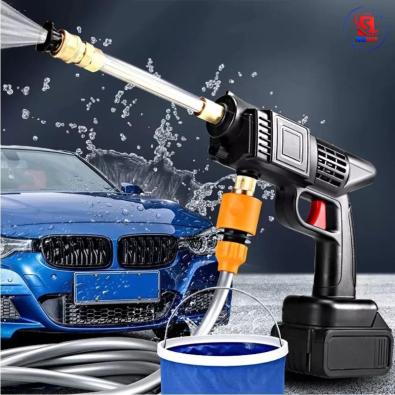 Lavadora de Alta Pressão Bivolt Portátil Profissional Sem Fio Recarregável Original