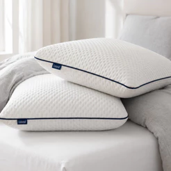Travesseiro Luuna De Espuma Viscoelástica Com Capa Removível, 14cm De Altura, Suporte Ergonômico, Toque Macio