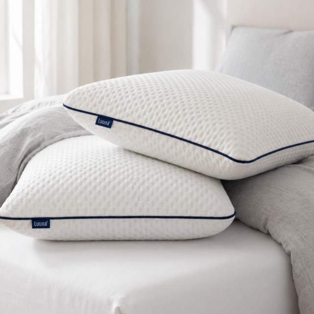 Travesseiro Luuna De Espuma Viscoelástica Com Capa Removível, 14cm De Altura, Suporte Ergonômico, Toque Macio
