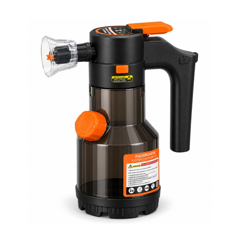 Pulverizador Elétrico Automático Snow Foam Portátil Profissional Para Limpeza Automotiva e Casa Mangueira Bico Ajustável