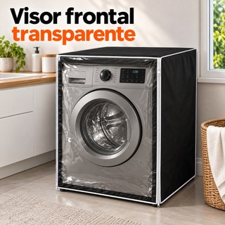 Capa Máquina De Lavar Abertura Frontal Lava Seca Samsung Ziper LG Midea 8kg 9kg 10kg 11kg