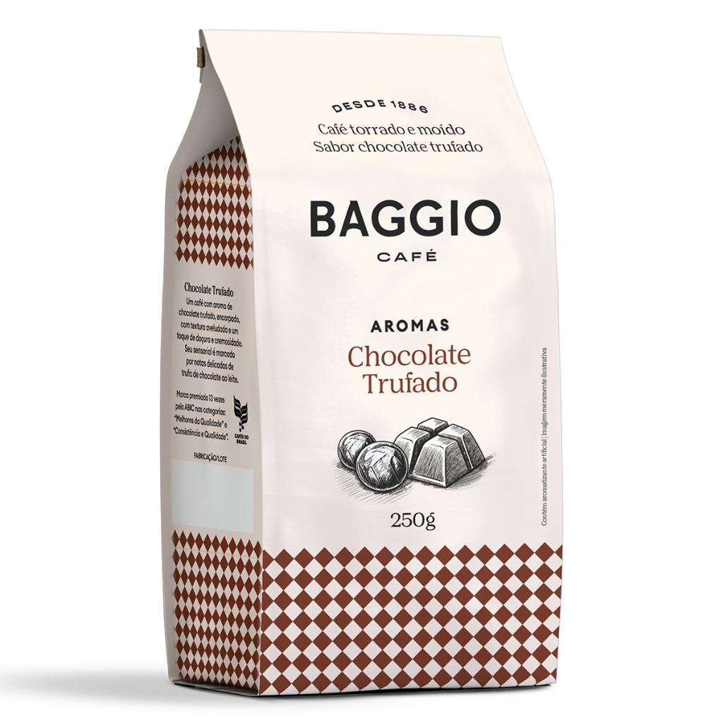 Baggio Café Aromas Kit Chocolate Trufado Torrado e Moído 1kg (4x250g) — imagem 2 de 2