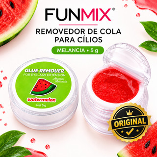 Removedor De Cola Para Extensão de Cilios Funmix 5g Creme Sabor Frutas