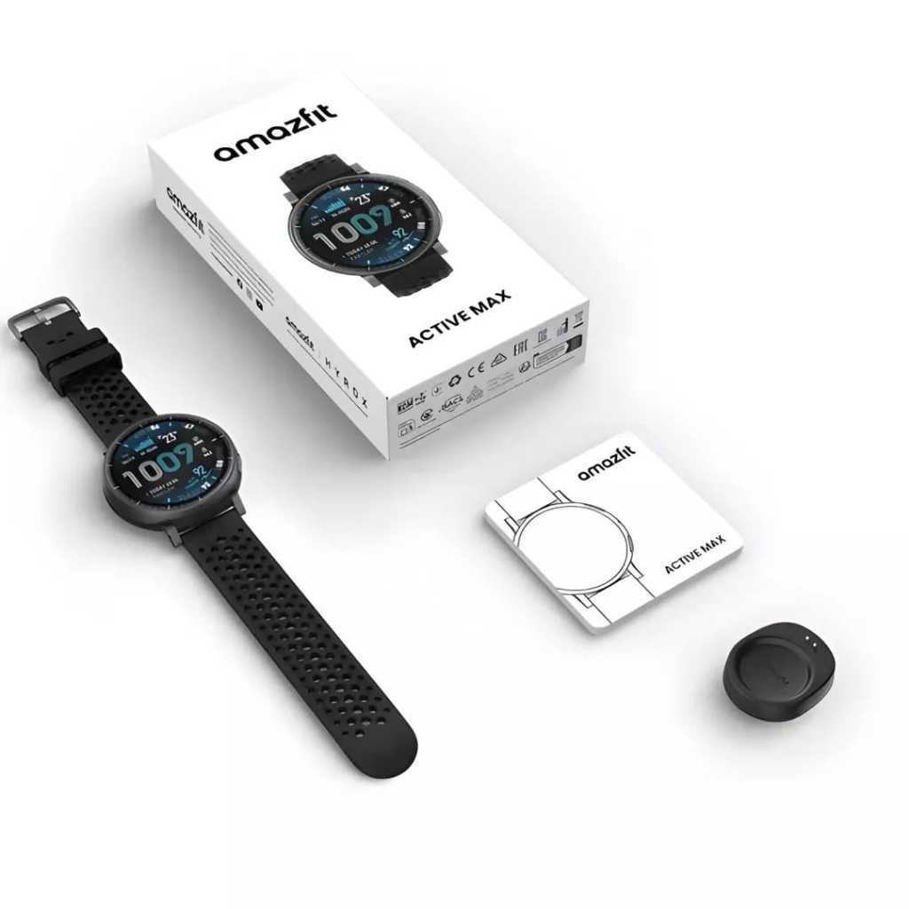 Smartwatch Amazfit Active Max 3 Premium Gps Amoled 1,75 5atm AMOLED GPS Original À Prova D’Água