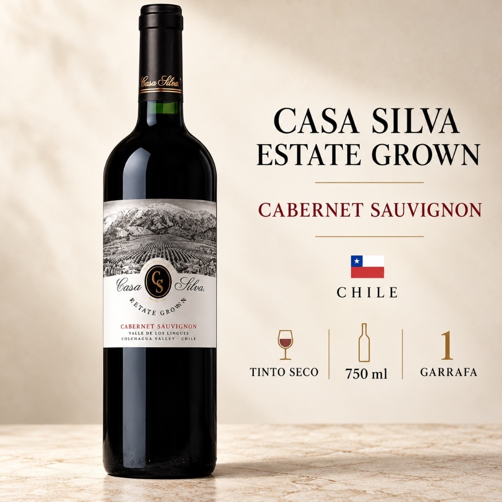 Vinho Casa Silva Estate Grown Cabernet Sauvignon Tinto Seco 750ml — Chile
