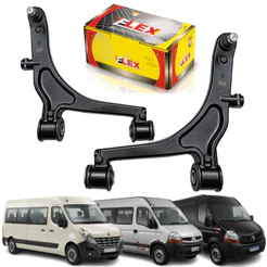 Par Bandeja Inferior Flex Master 2008 Ate 2024 24MM COMPLETA C/ PIVÔ E BUCHA