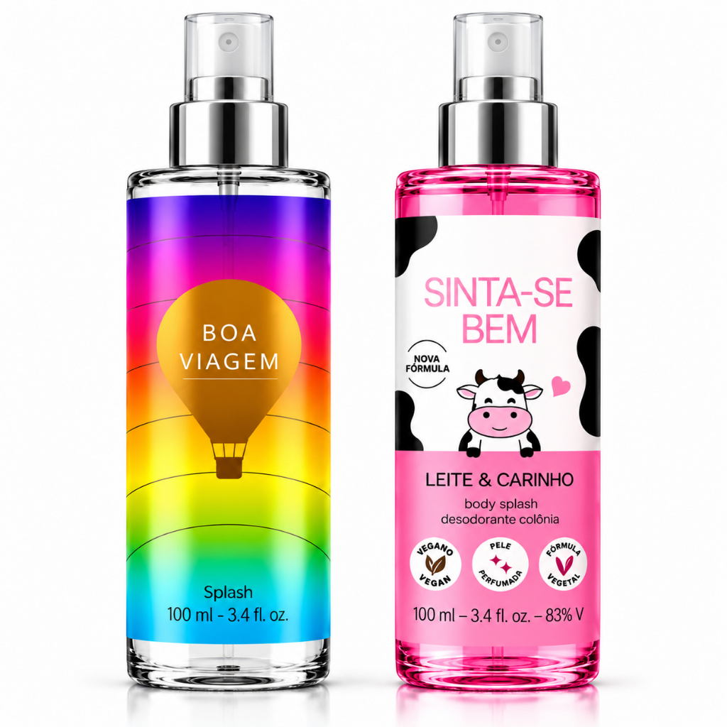 Dupla Body Splash Feminino Dream Boa Viagem + Deleite 100ml