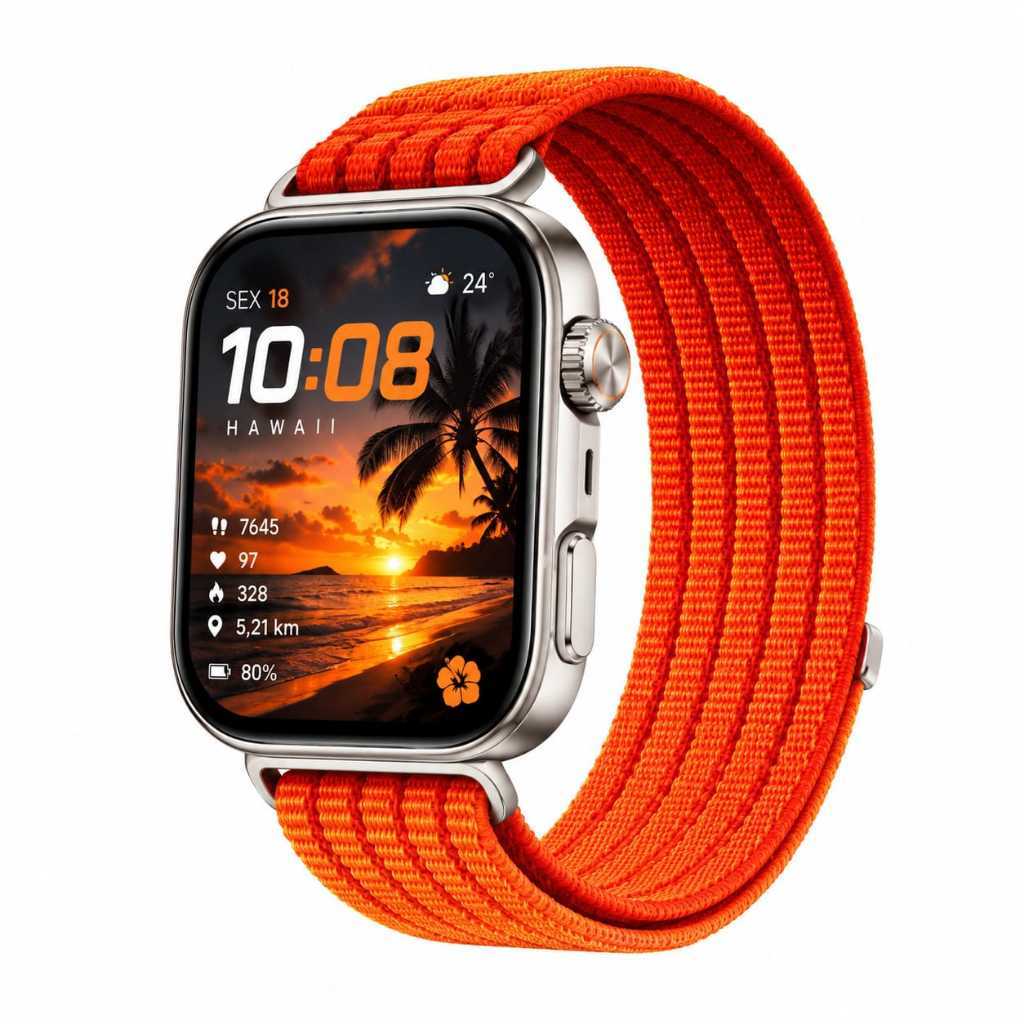 Smartwatch Huawei Fit 5 Pro Tela Fullview Gps 64gb Laranja Original